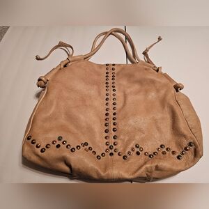 FP Movement by Free People Tan Studded Shoulder Bag